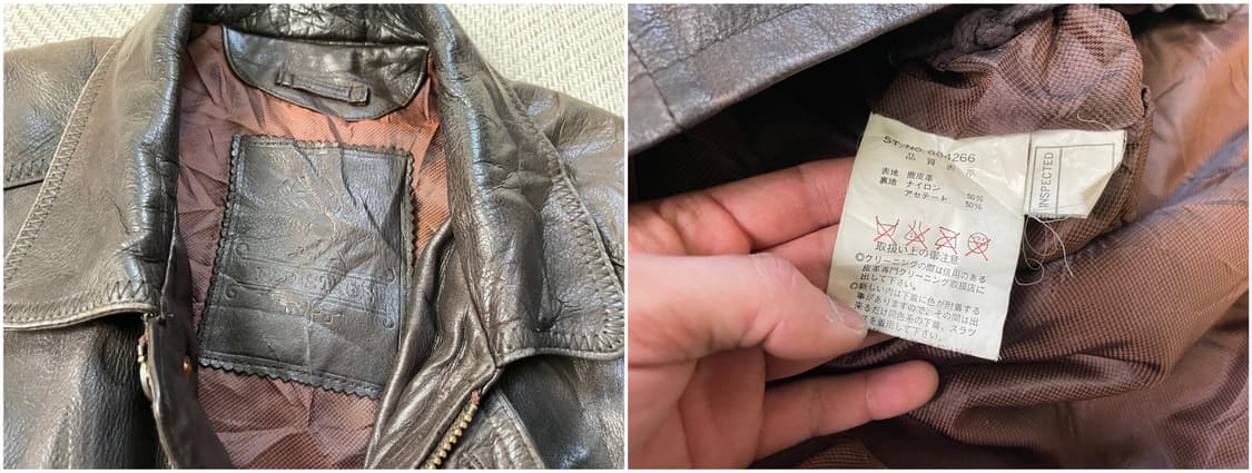 빈티지 그레인 레더 소프트 디어스킨 브라운자켓 J03497 상품이미지10