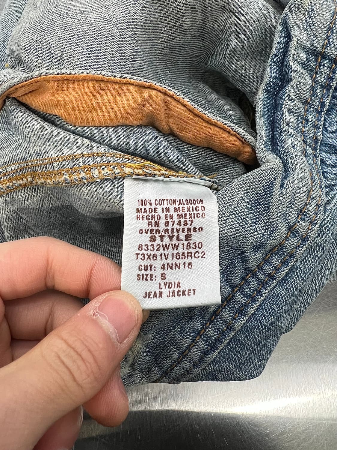 폴로 진스 먼스 연청 트러커 데님 자켓 상품이미지9