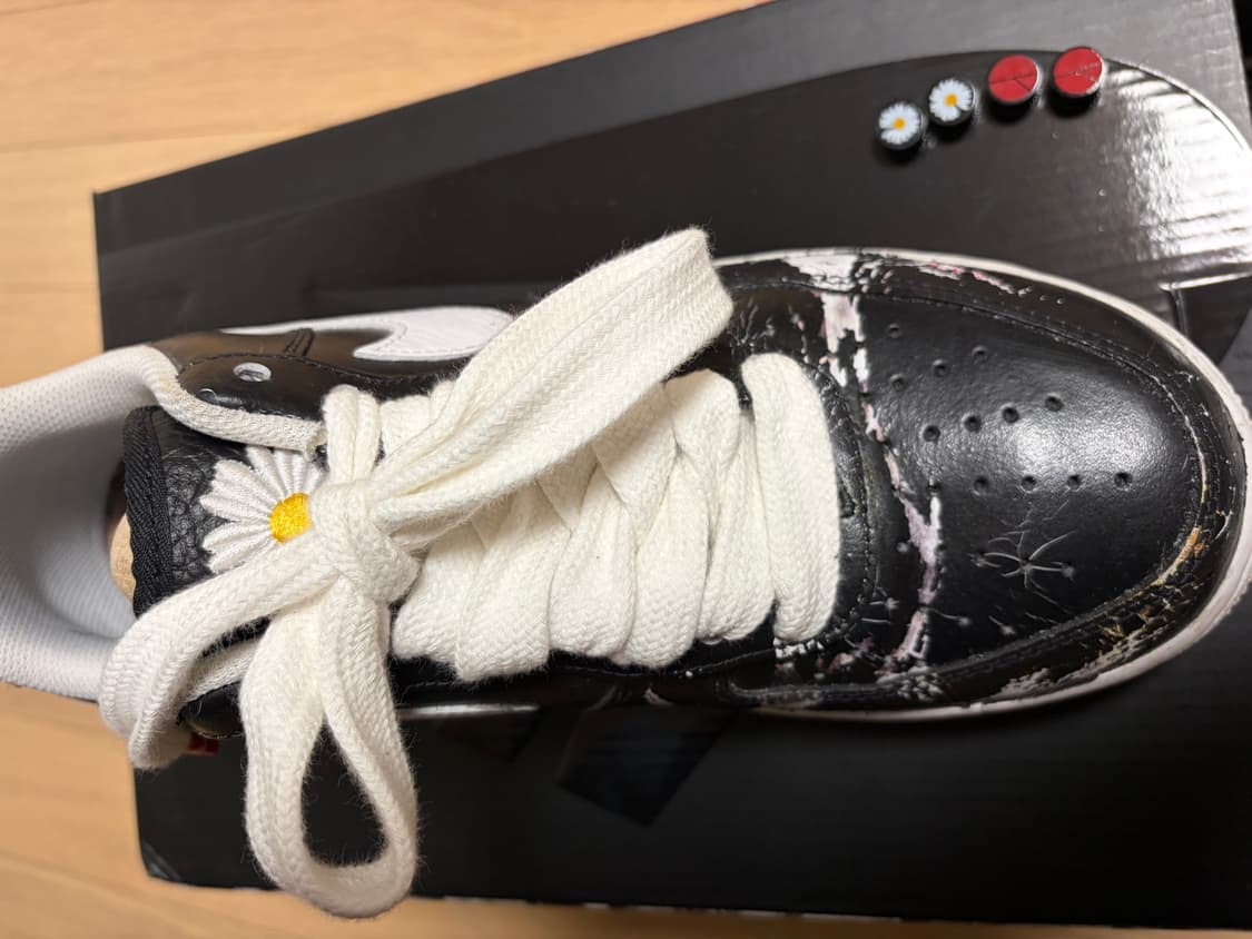 [270]나이키x피스마이너스원 에어포스 og 검흰 급처(gd 피마원포스) 상품이미지7