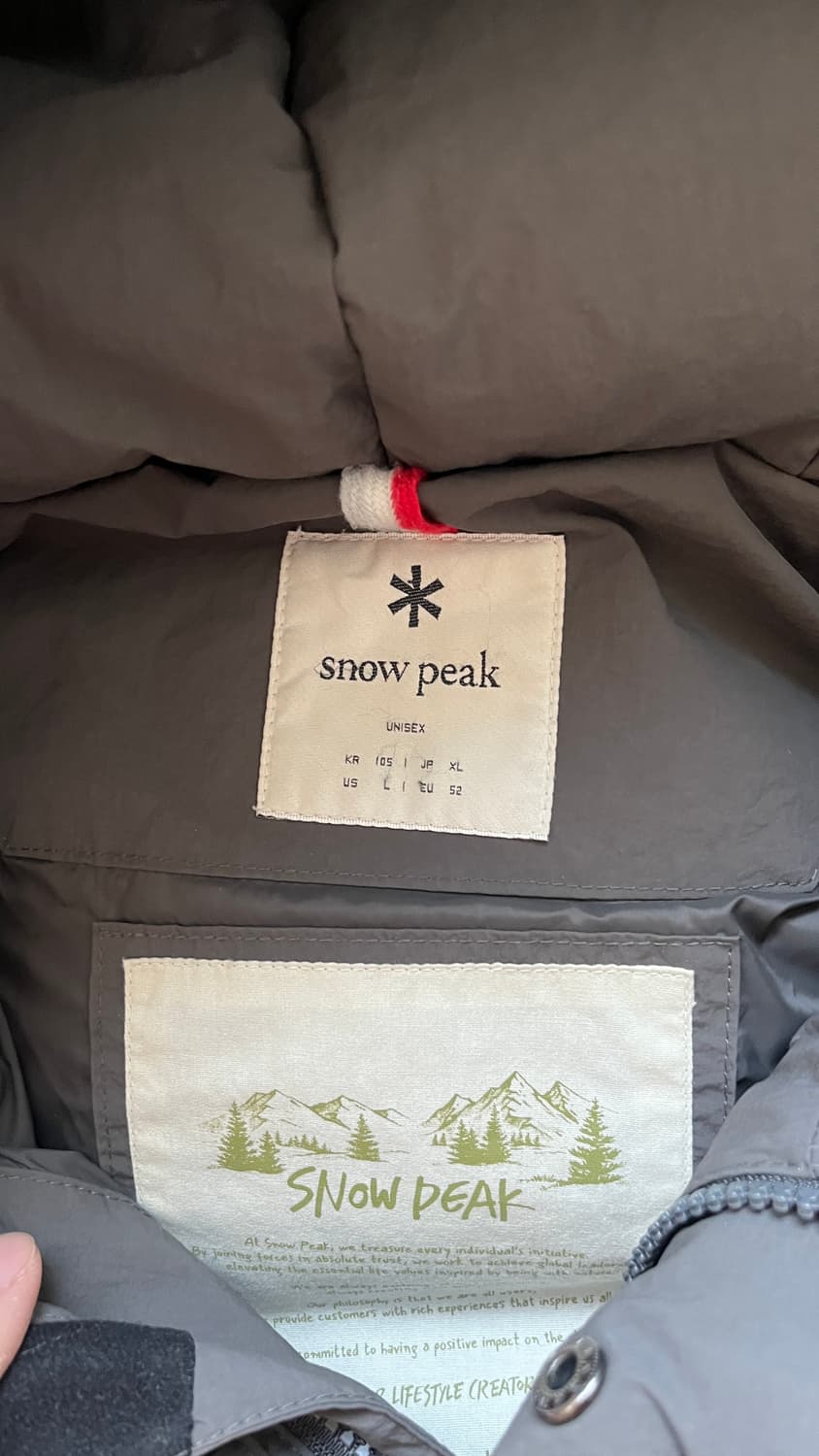 스노우피크 롱패딩 XL 팝니다 상품이미지2