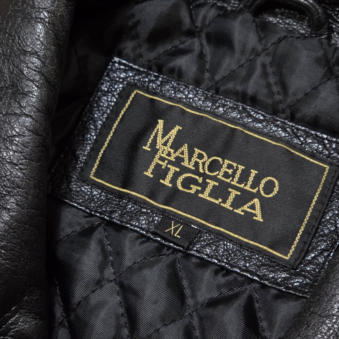 빈티지 리얼 레더 누빔 가죽 자켓 상품이미지8