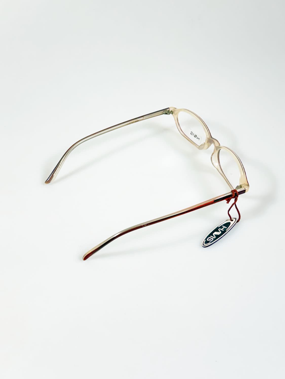 HAVIS 브라운&아이보리 뿔테 오벌 프레임 빈티지 안경 상품이미지4