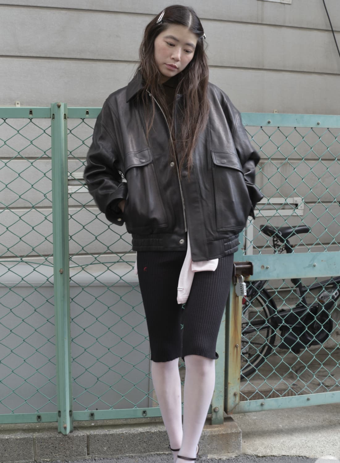 캐롤쇼페 DADDY LEATHER JACKET 상품이미지5