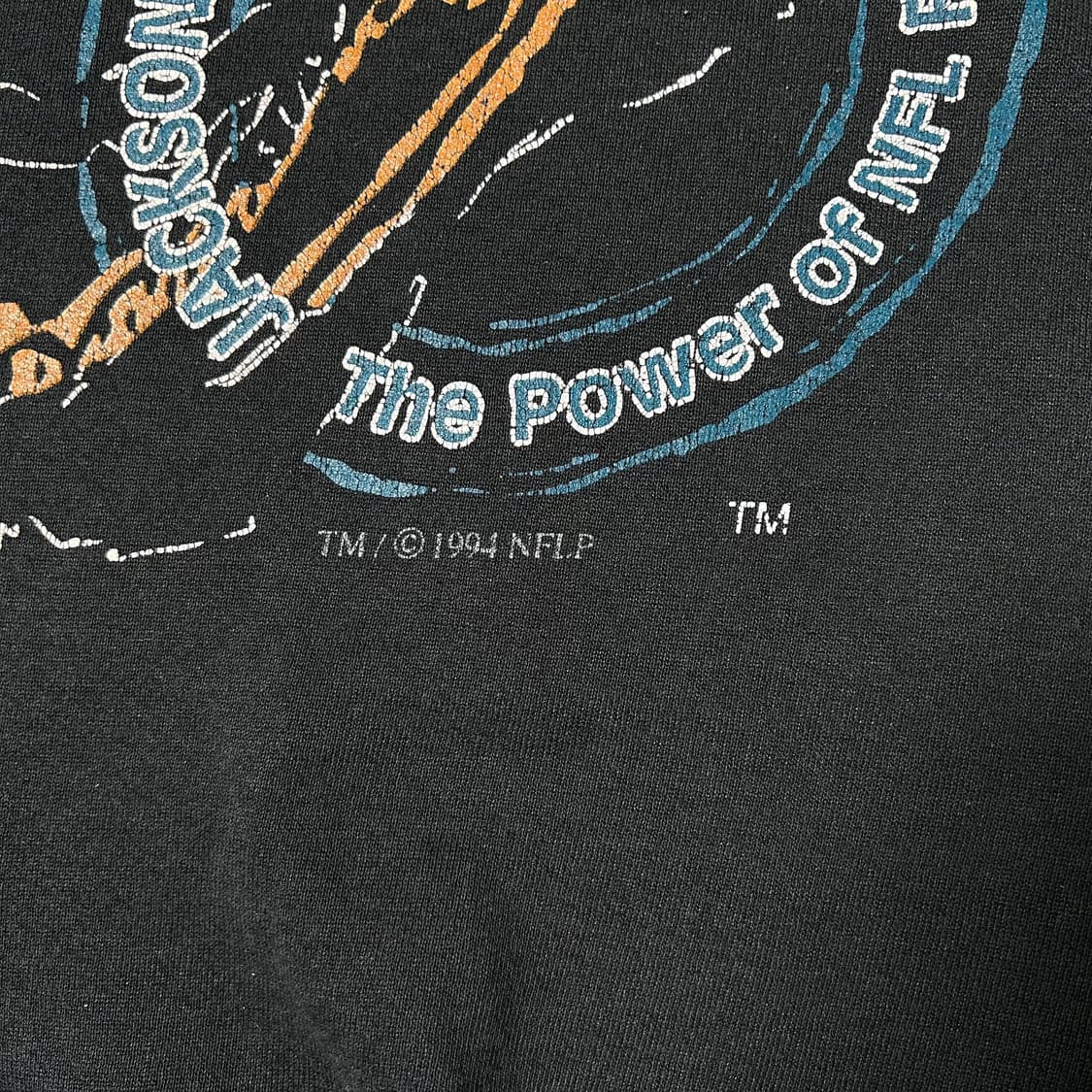  (XL) 90s USA 러셀 잭슨빌 재규어스 스웻 맨투맨 상품이미지5