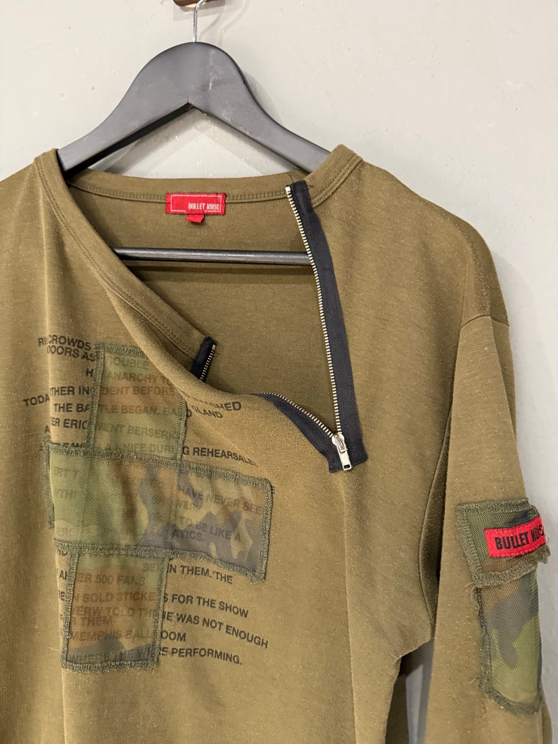 camo pattern cross point long sleeve 상품이미지8