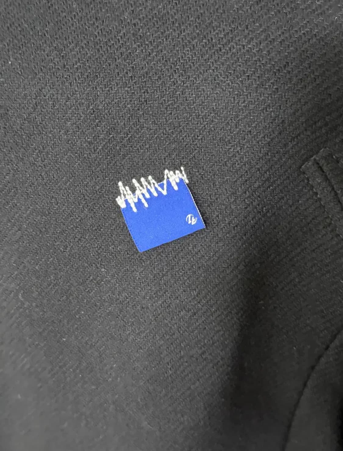 자라 아더에러 울 블렌드 오버사이즈 블랙 코트 XS 상품이미지6