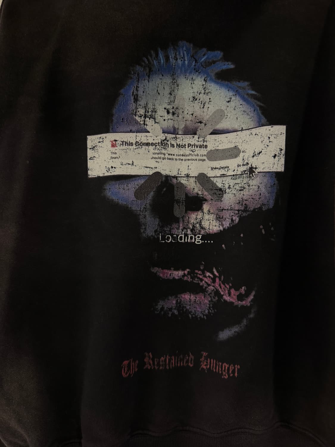 선데이 오프 클럽 The Restrained Hunger 지퍼 후드티 상품이미지4