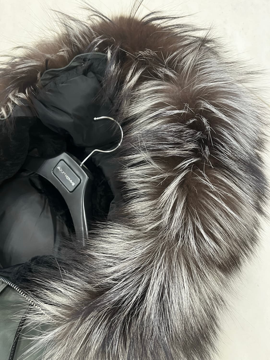 18FW 솔리드옴므 구스다운 라쿤퍼 178 패딩 상품이미지3