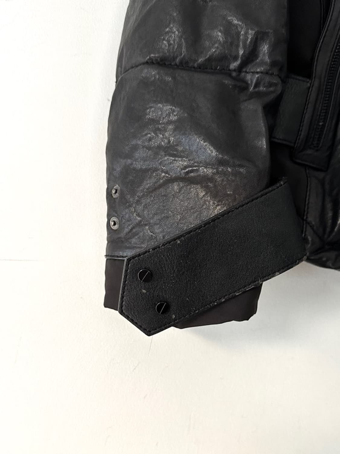 VOV gothic leather padded jacket / black 상품이미지6