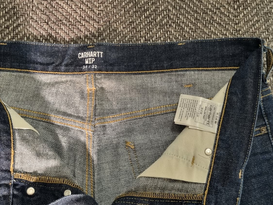 Carhartt — 데님팬츠 (Raw Denim) 상품이미지2