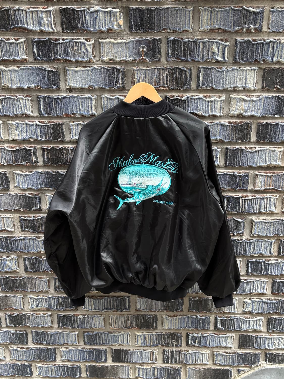 90s 웨스트아크 사틴 바시티 상품이미지1