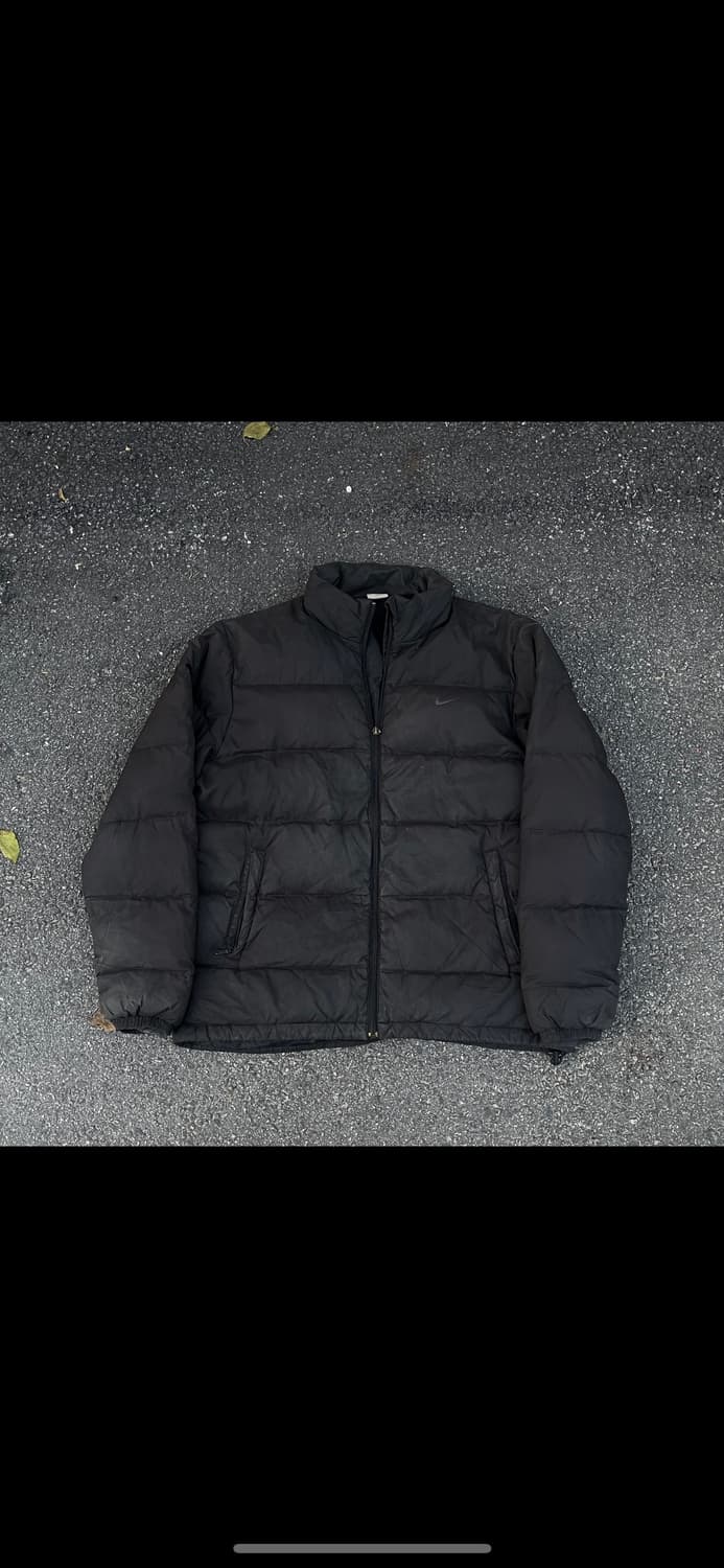 00s 나이키 올드스쿨 블랙 패딩 XL  상품이미지7