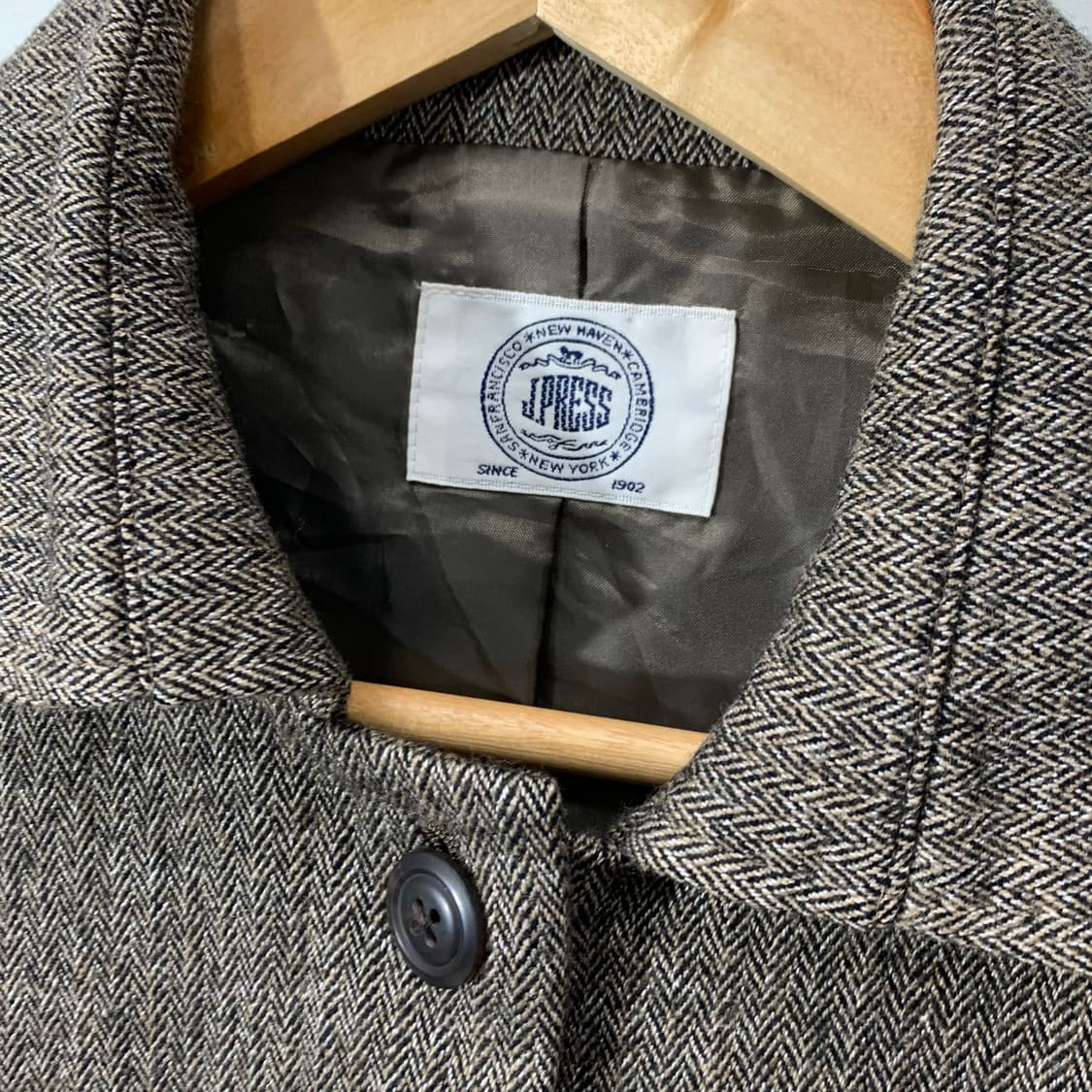 제이프레스 제팬 헤링본 울 자켓 상품이미지3