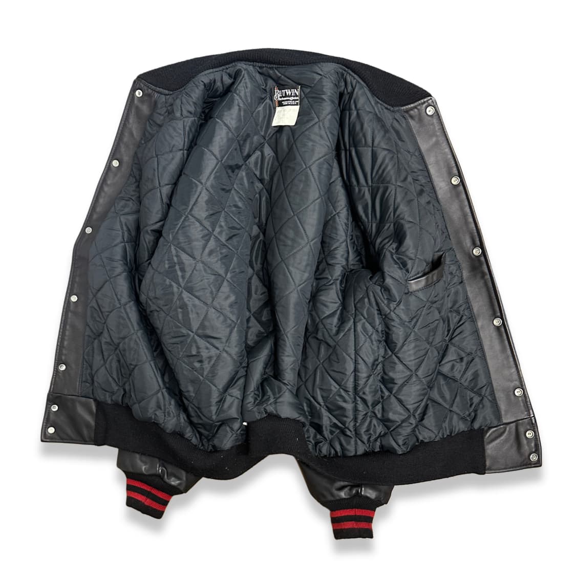 80s D.A.R.E Cowhide 봄버 자켓 XL 상품이미지3