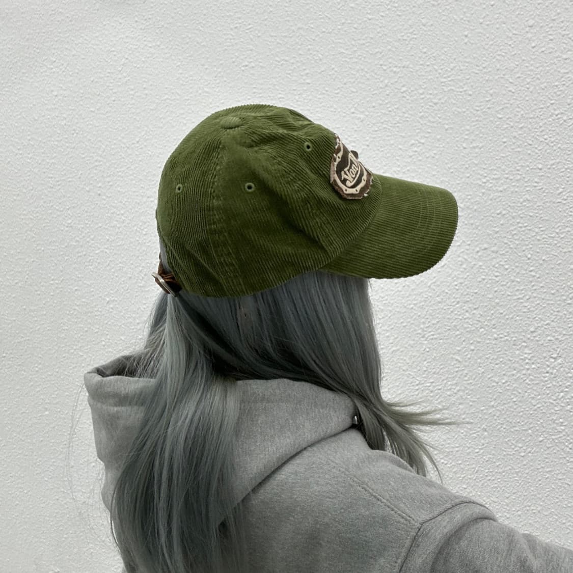 본더치 y2k 말차맛 코듀로이 볼캡 상품이미지2