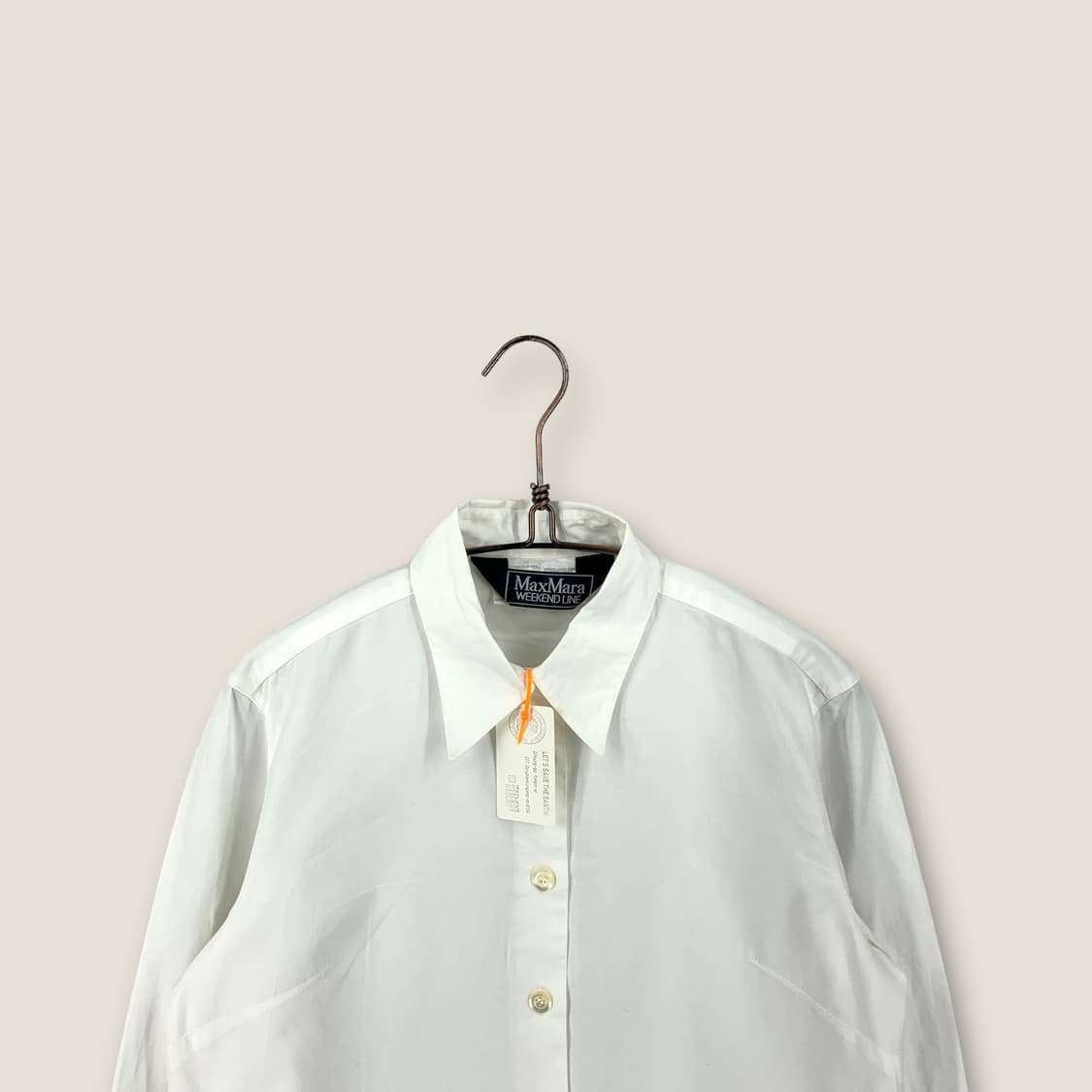 막스마라 크롭 코튼셔츠 상품이미지3
