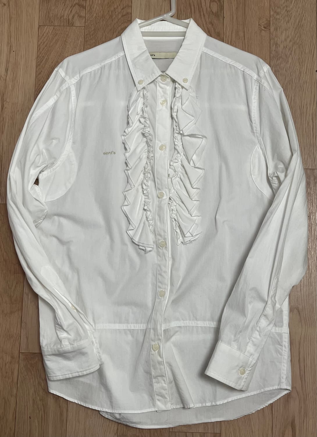 에옹쓰 러플 셔츠 상품이미지4