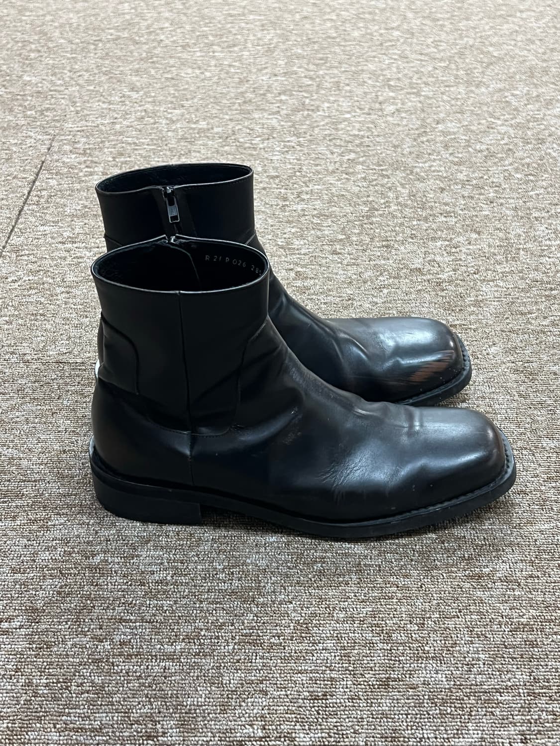 로맨틱무브 스퀘어토 부츠 블랙 285mm 상품이미지4