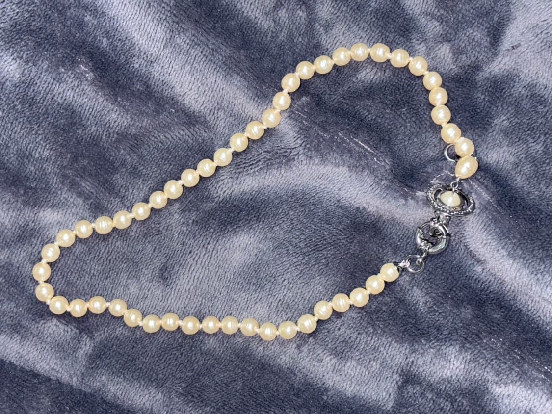 비비안웨스트우드 진주 초커 목걸이 orb 상품이미지2