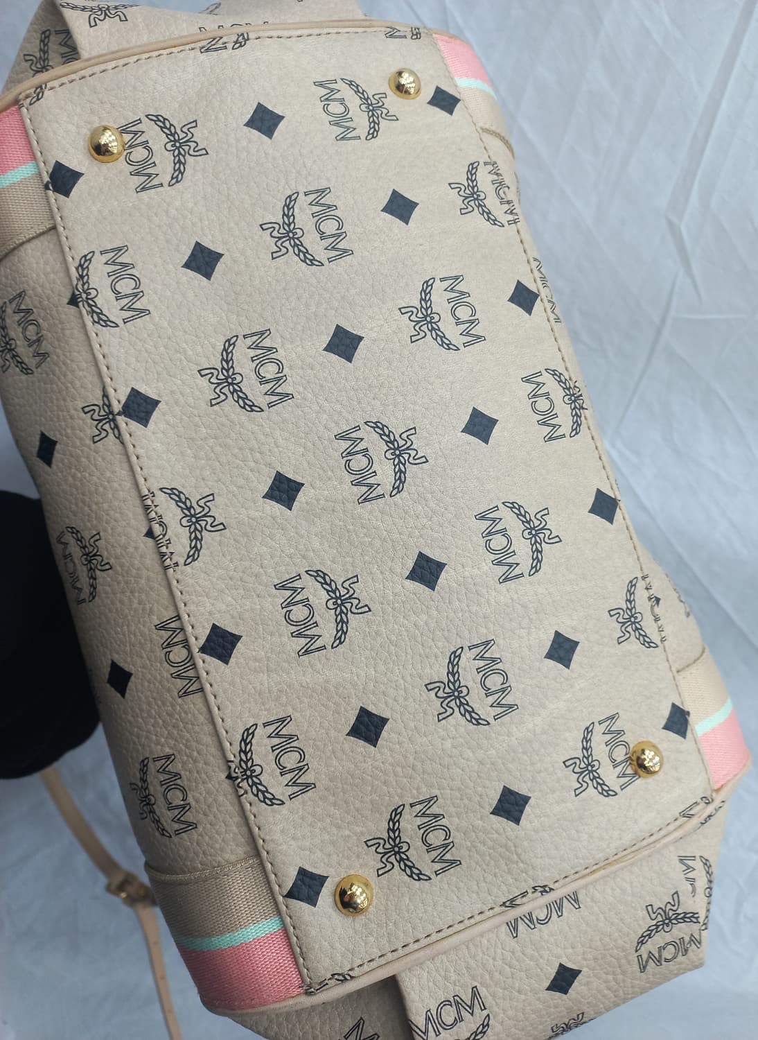 MCM 로고 토트백 겸 숄더백 상품이미지1