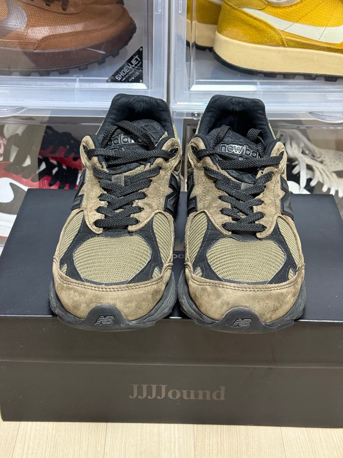 뉴발란스 x JJJ자운드 990v3 브라운 블랙 265 상품이미지2