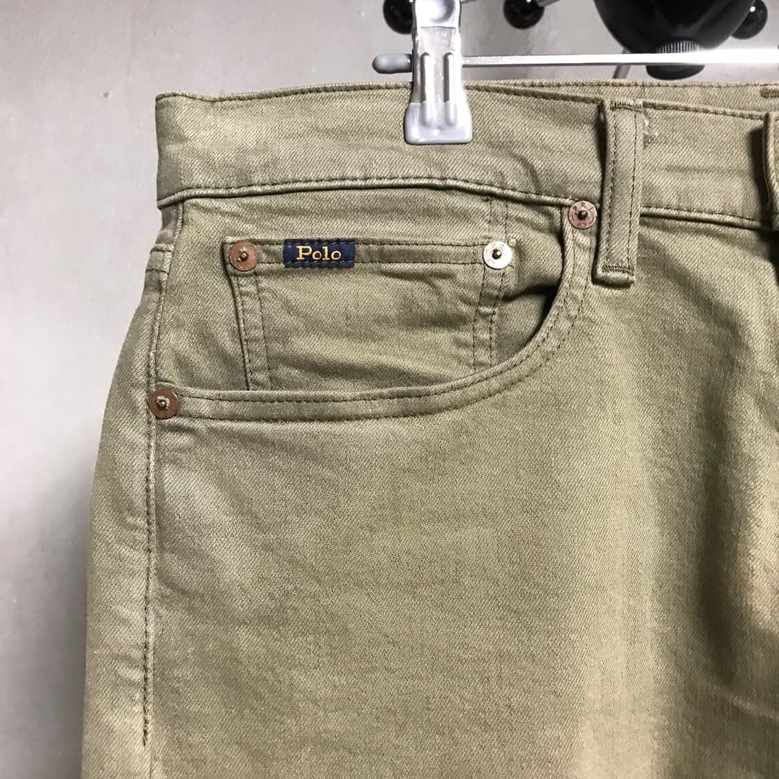 폴로 랄프로렌 코튼 팬츠 카키 30/30 상품이미지4