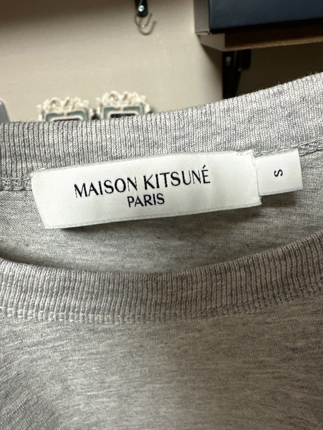 메종키츠네 Maison Kitsune  멜란지그레이 반팔 남녀공용 S 상품이미지4