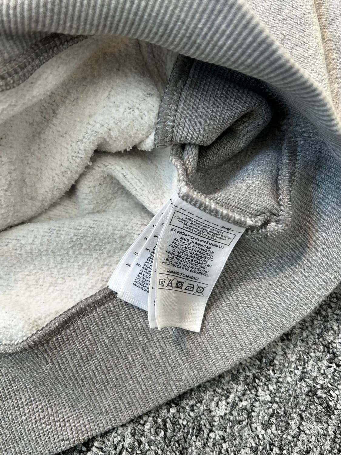 아디다스 올그레이 파이어버드 후드집업 S 상품이미지8