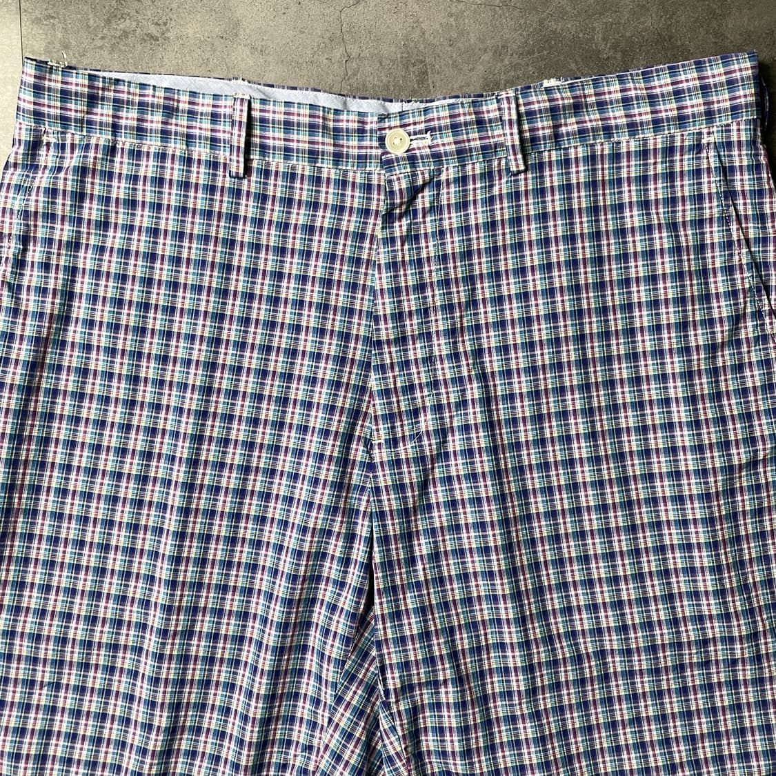 RALPH LAUREN 랄프로렌 빈티지 블루 체크 하프팬츠 A01072 상품이미지2