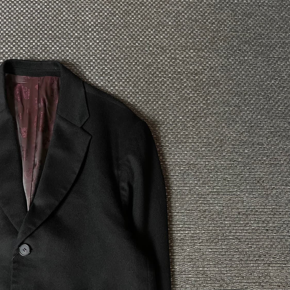 지오바니 블랙 싱글 코트 상품이미지3