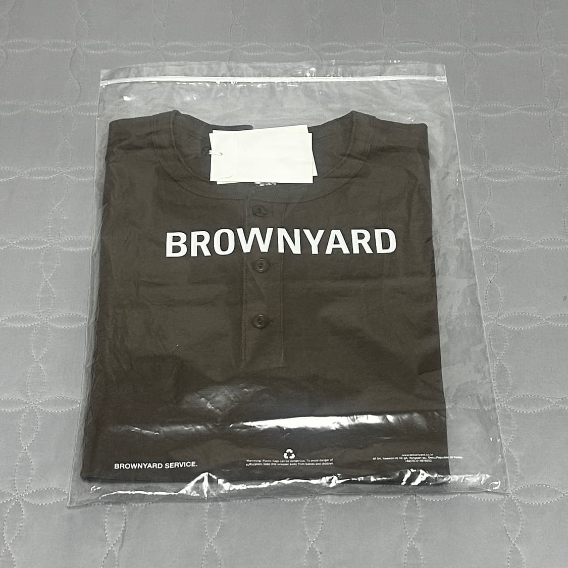 헨리넥 롱 슬리브 Brown 상품이미지3