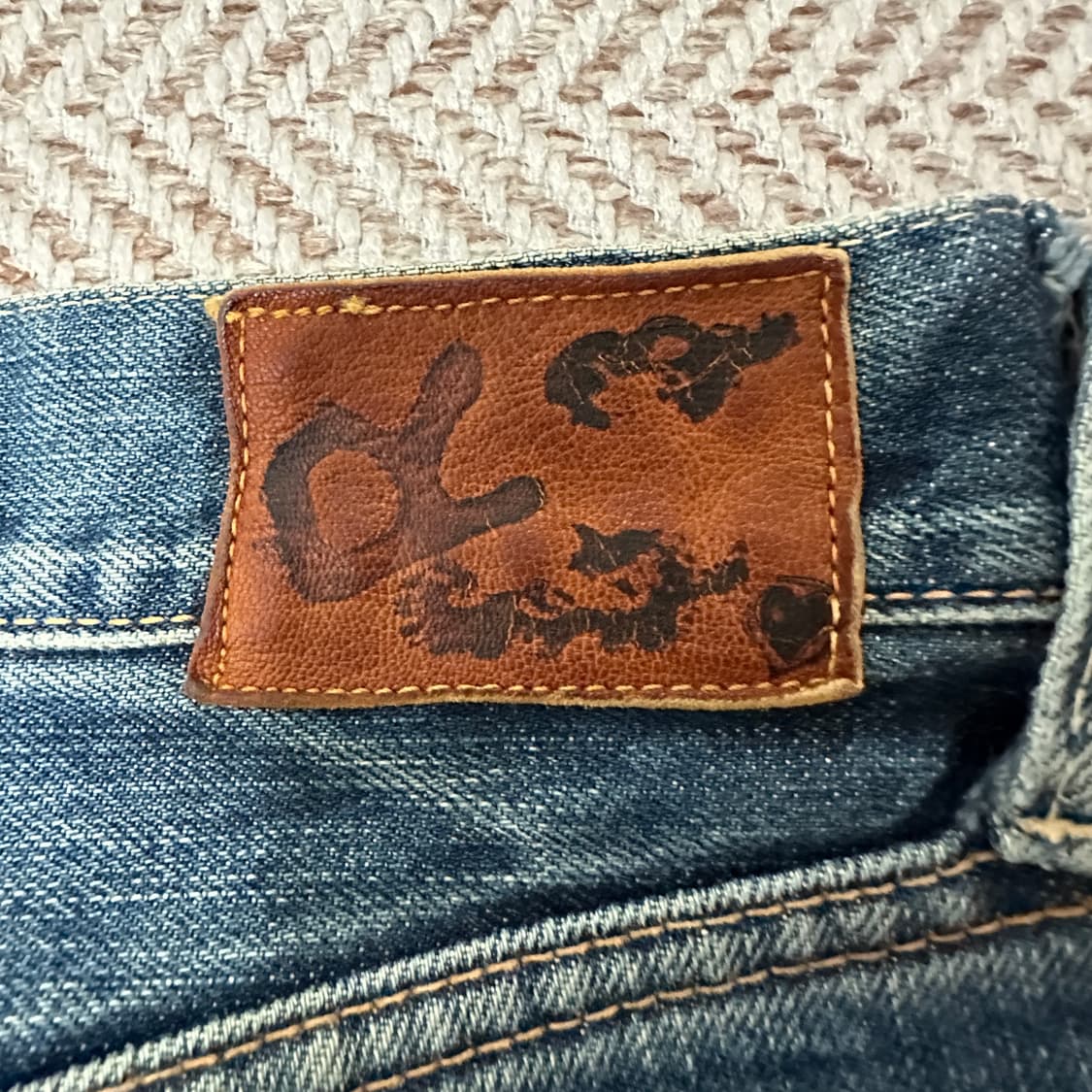 45RPM japan made vintage denim jeans 상품이미지3