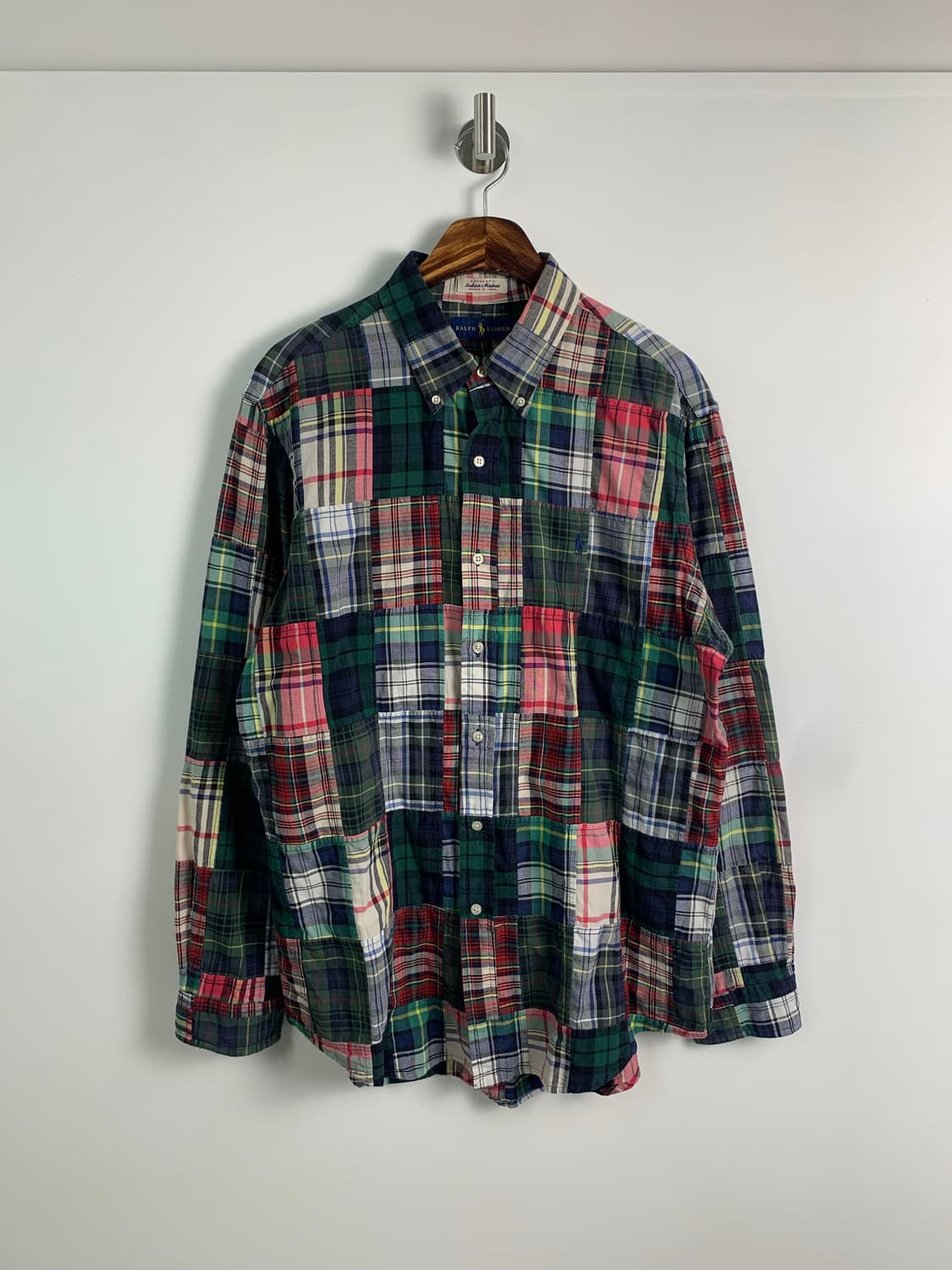 폴로 랄프로렌 신형 마드라스 패치워크 셔츠 상품이미지2