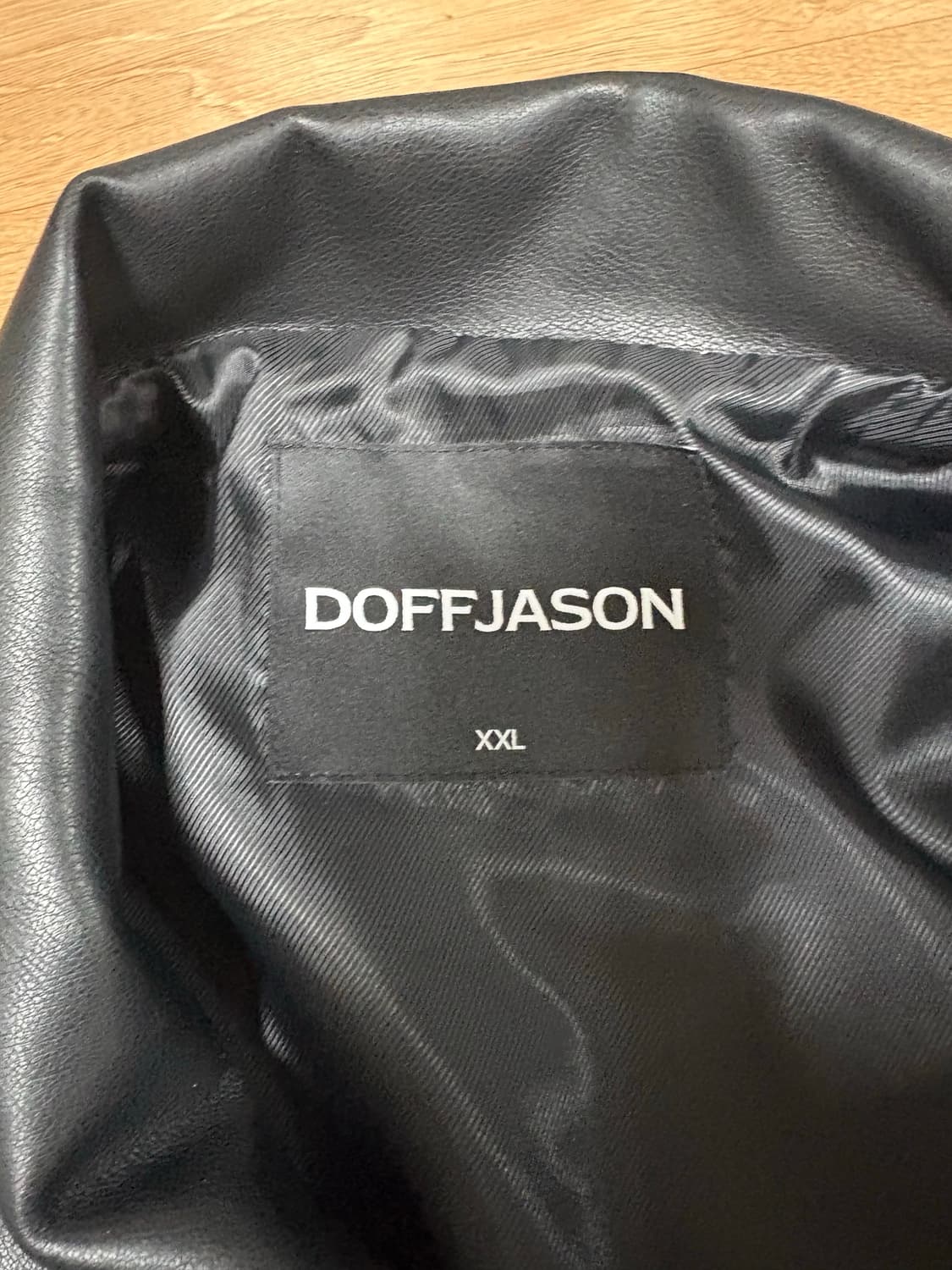 도프제이슨 비건레더 봄버 자켓 XXL 상품이미지3