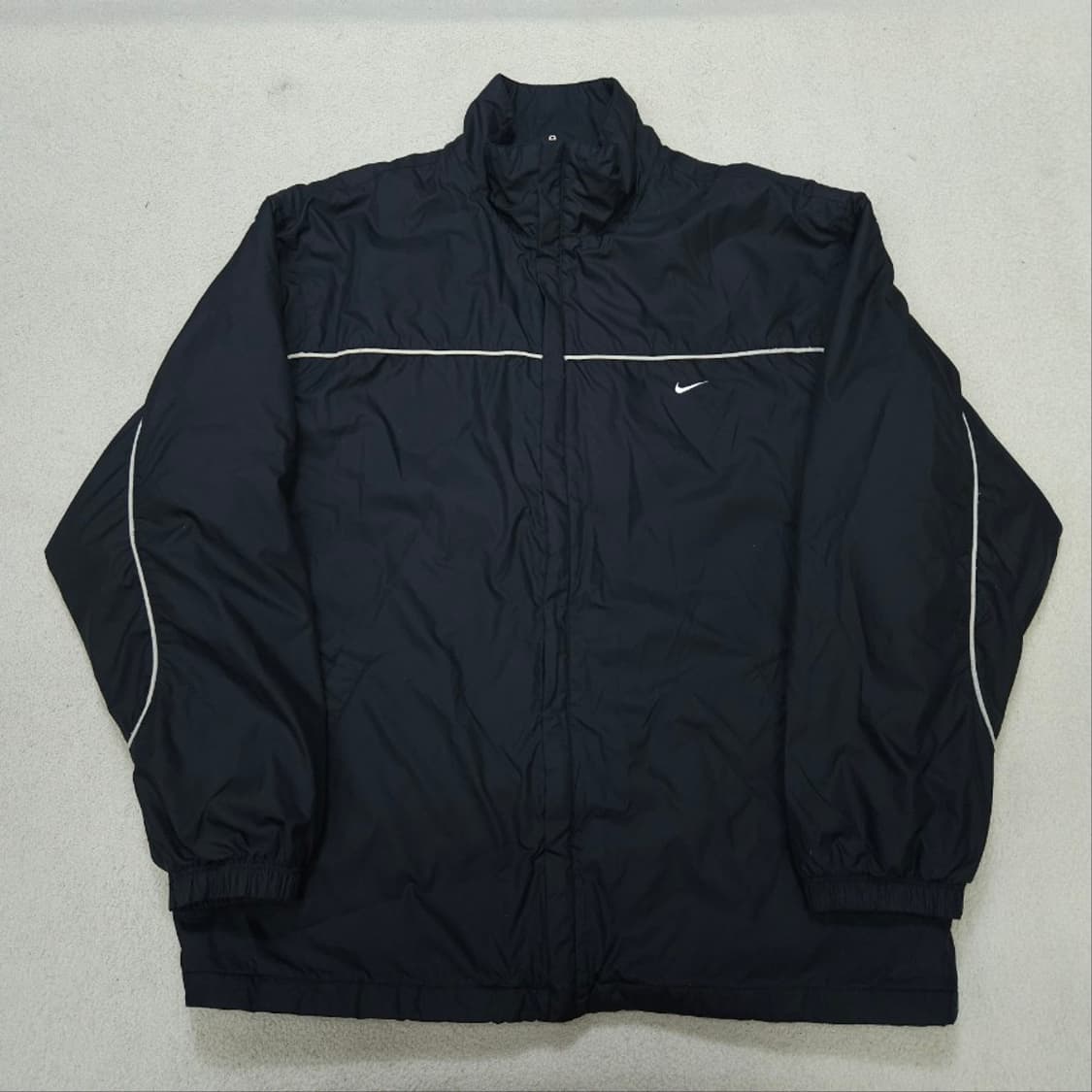 00s 나이키 파이핑 바람막이 점퍼 XL 블랙 상품이미지2