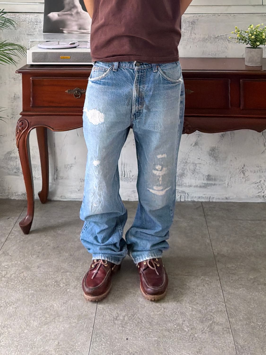 90's MADE IN USA 🇺🇸 리바이스 517 부츠컷 오렌지탭  상품이미지1