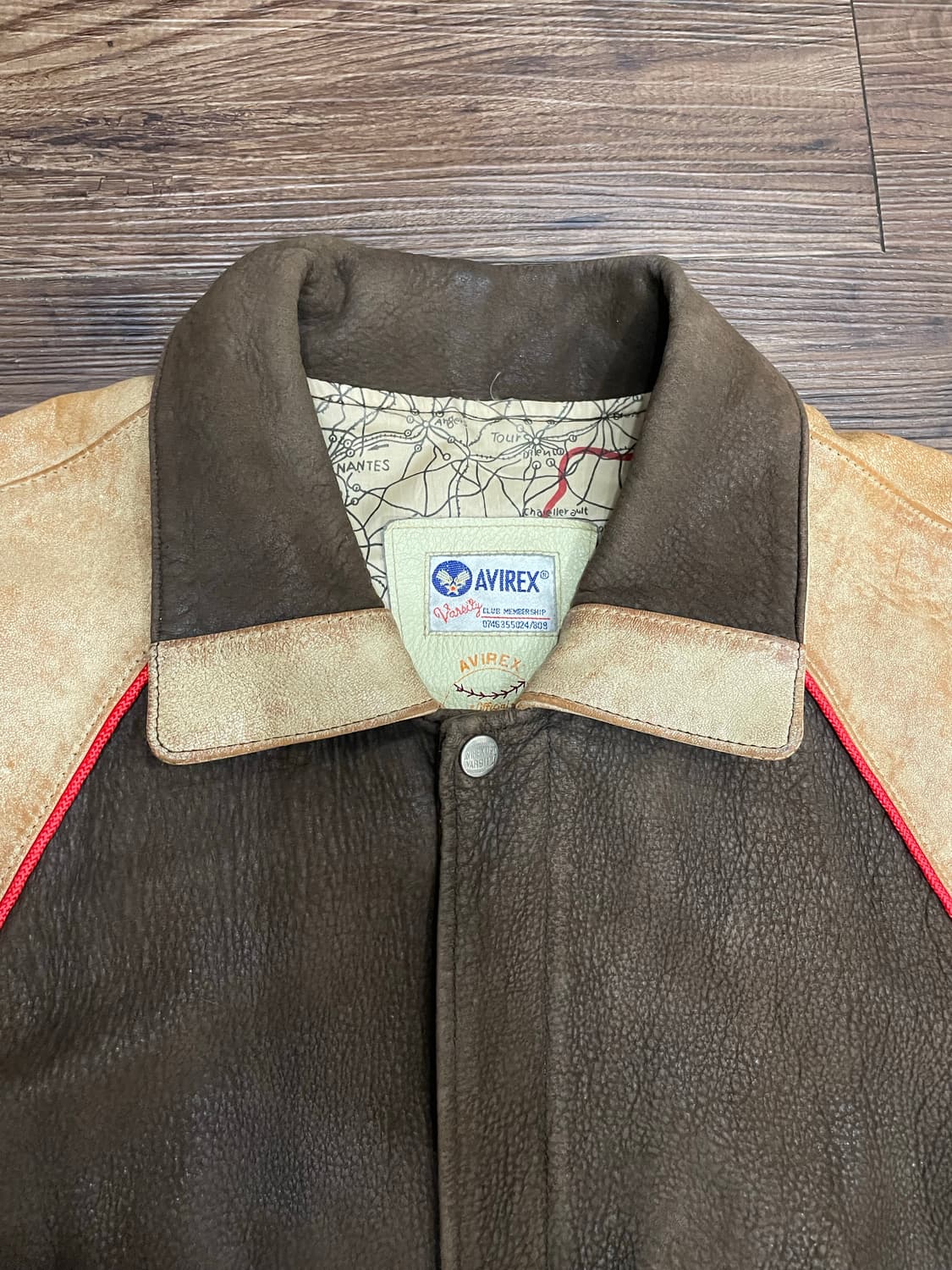 아비렉스 90s U.S.A. 인디언 헤드 가죽자켓 상품이미지3