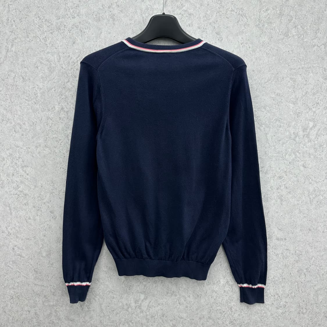 95 라코스테 라인포인트 여자 브이넥 니트 상품이미지2