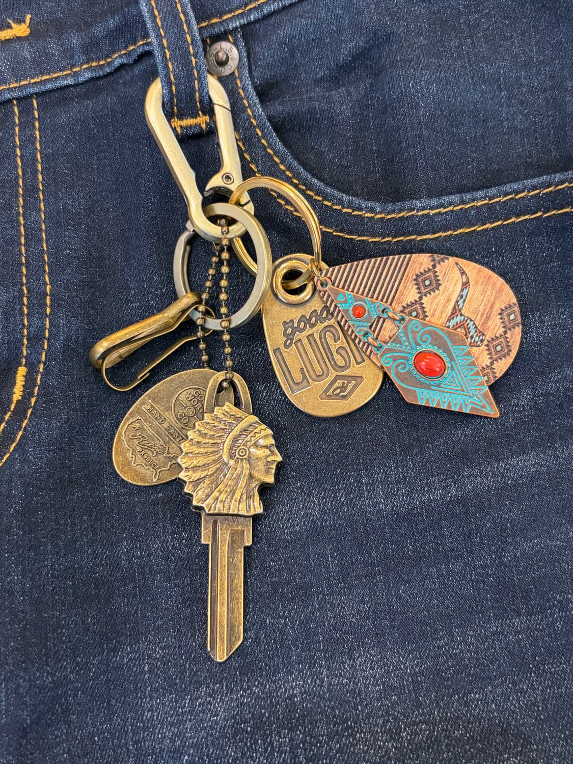 Native Spirit Vintage Keyring 🤎 상품이미지7