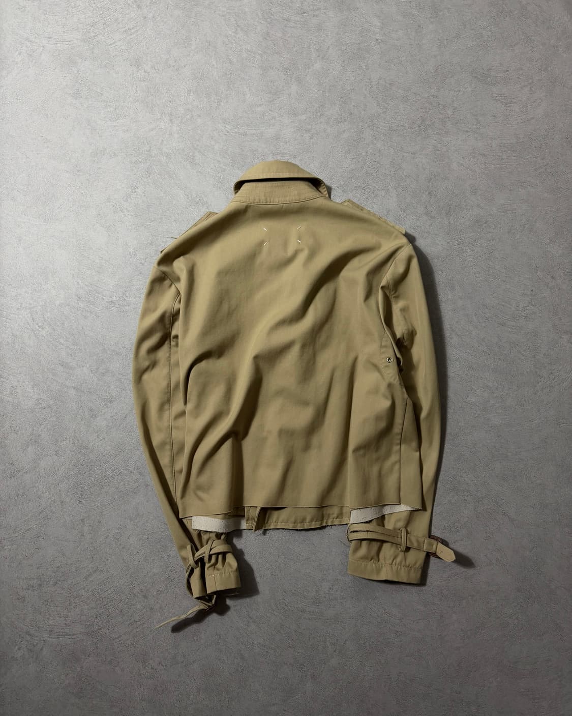 18AW 메종 마르지엘라 컷오프 스티치 트렌치 자켓 상품이미지2
