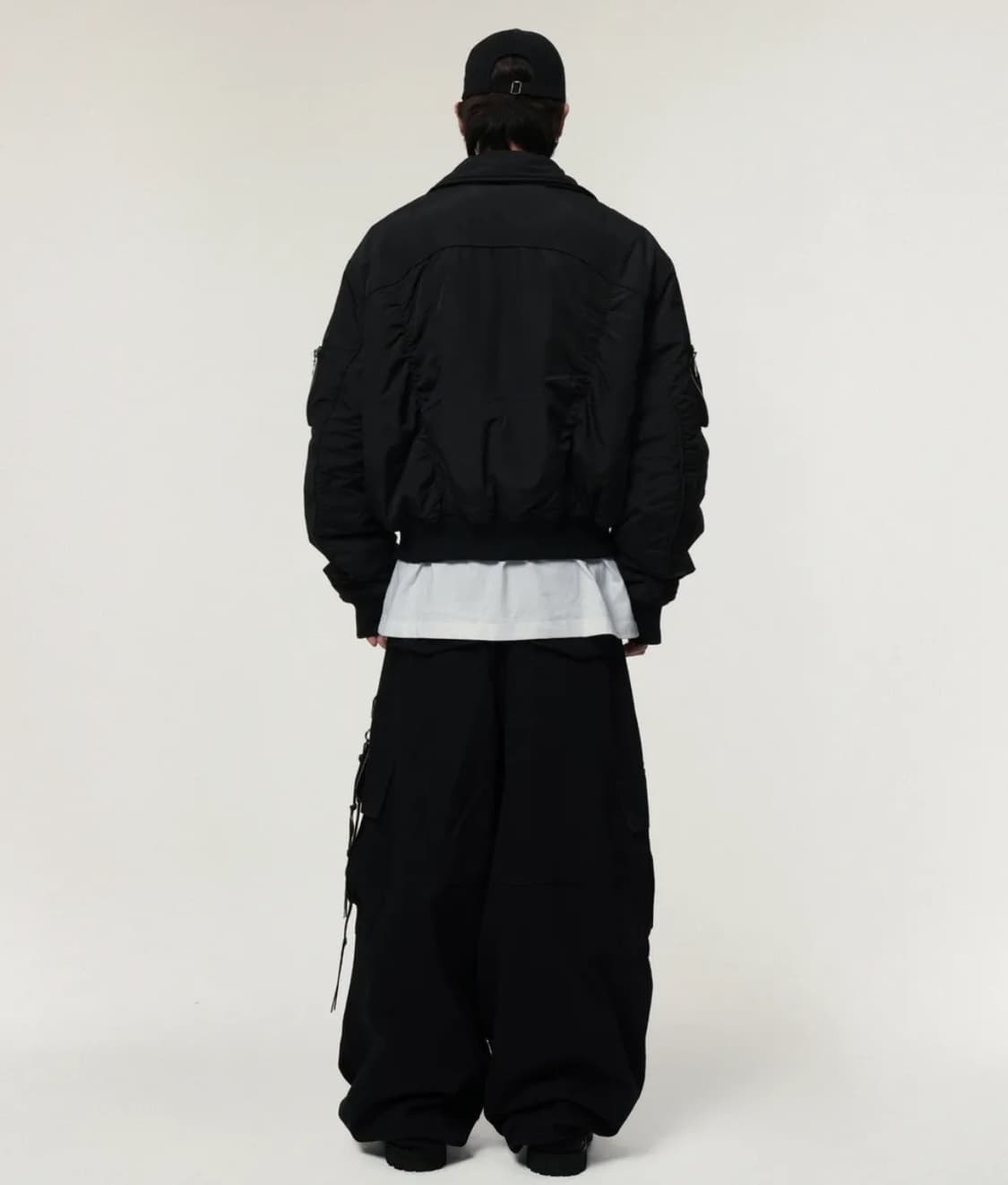 Solid High Neck Ma-1 Black 상품이미지3