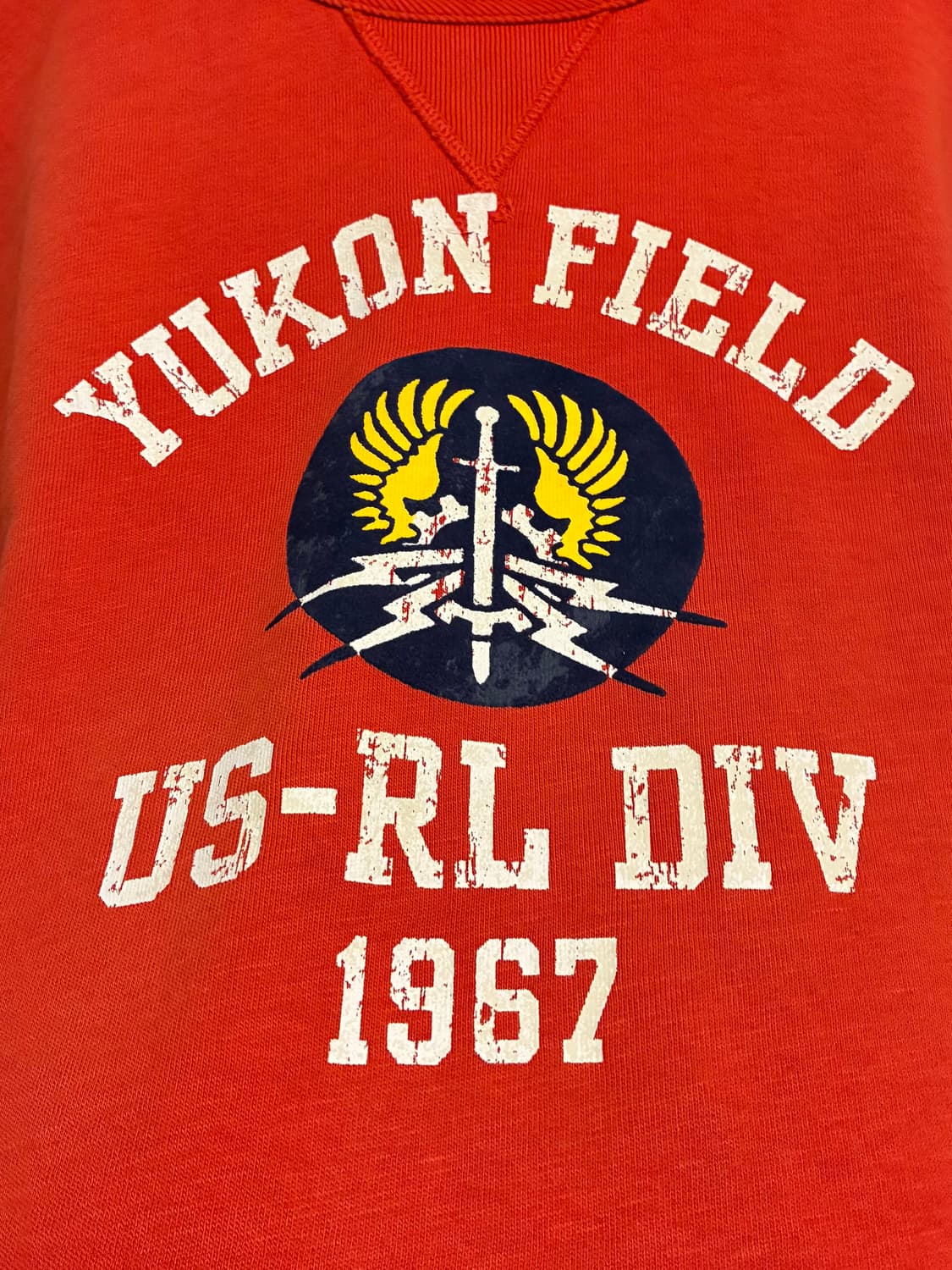 (M/100)폴로랄프로렌 유콘필드 빈티지핏 그래픽 맨투맨 스웻셔츠 상품이미지4