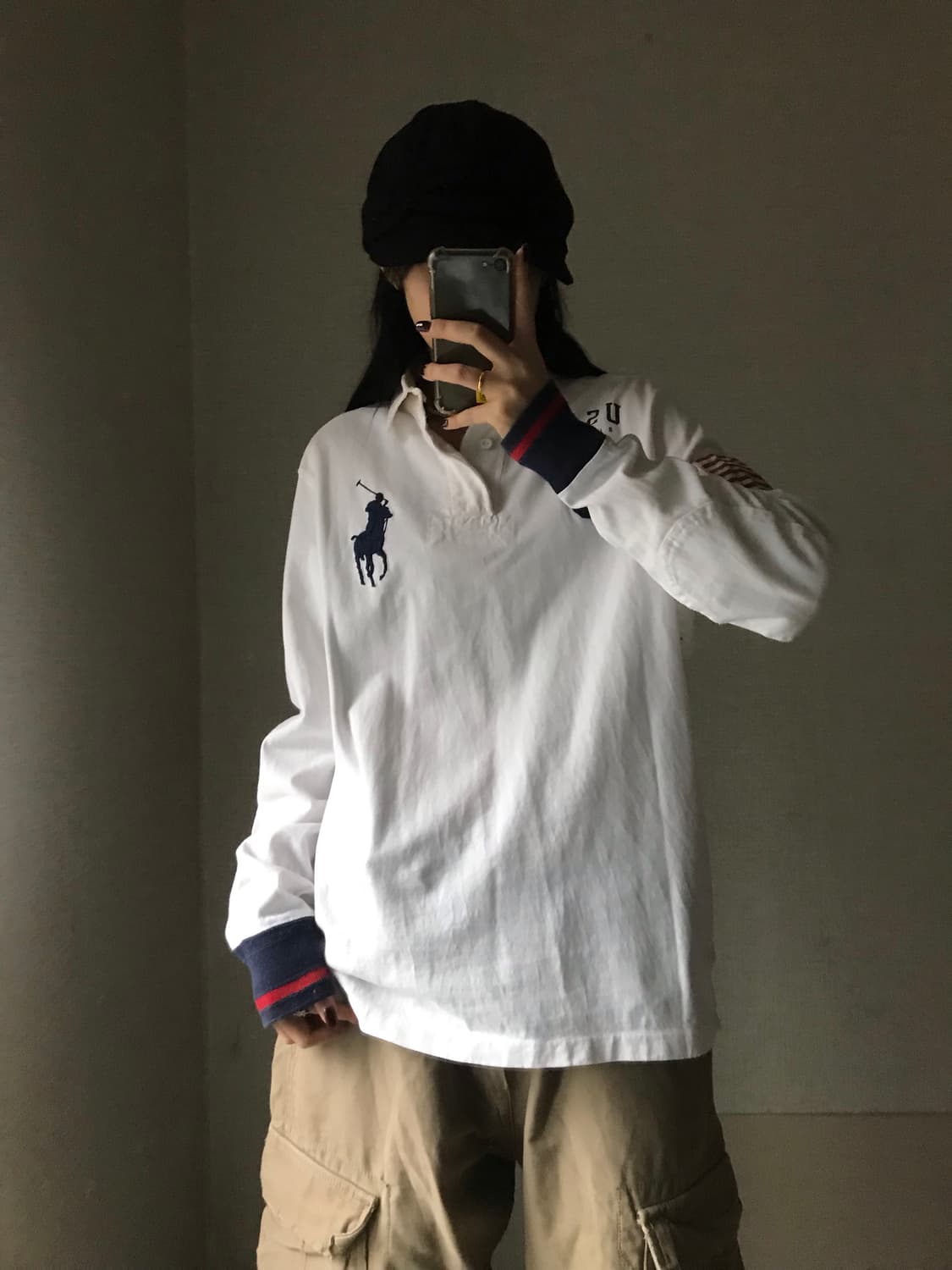 폴로 성조기 빅포니 럭비티셔츠 상품이미지3