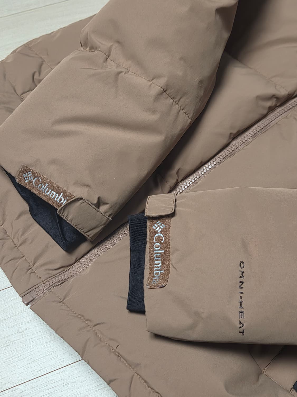 컬럼비아 옴니히트 코듀로이 덕다운 패딩 M 상품이미지1