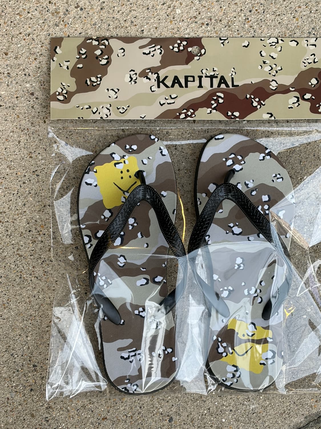 [유일매물/미개봉새상품] kapital 캐피탈 쿠키 플리플랍 쪼리 슬리퍼 상품이미지2