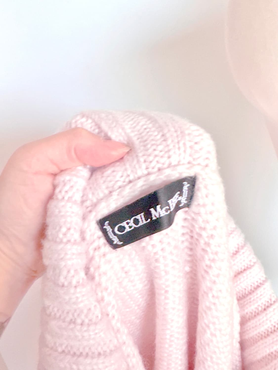 세실맥비 딸기우유 핑크 오프숄더 니트원피스 히메갸루  상품이미지3