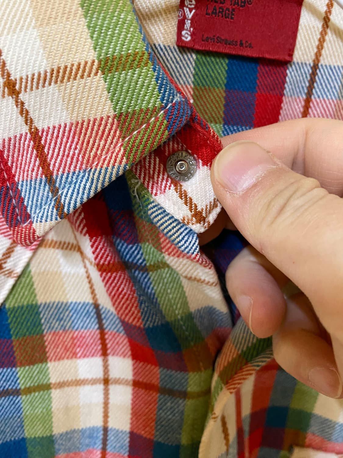 리바이스 플라넬 스냅 셔츠 상품이미지5