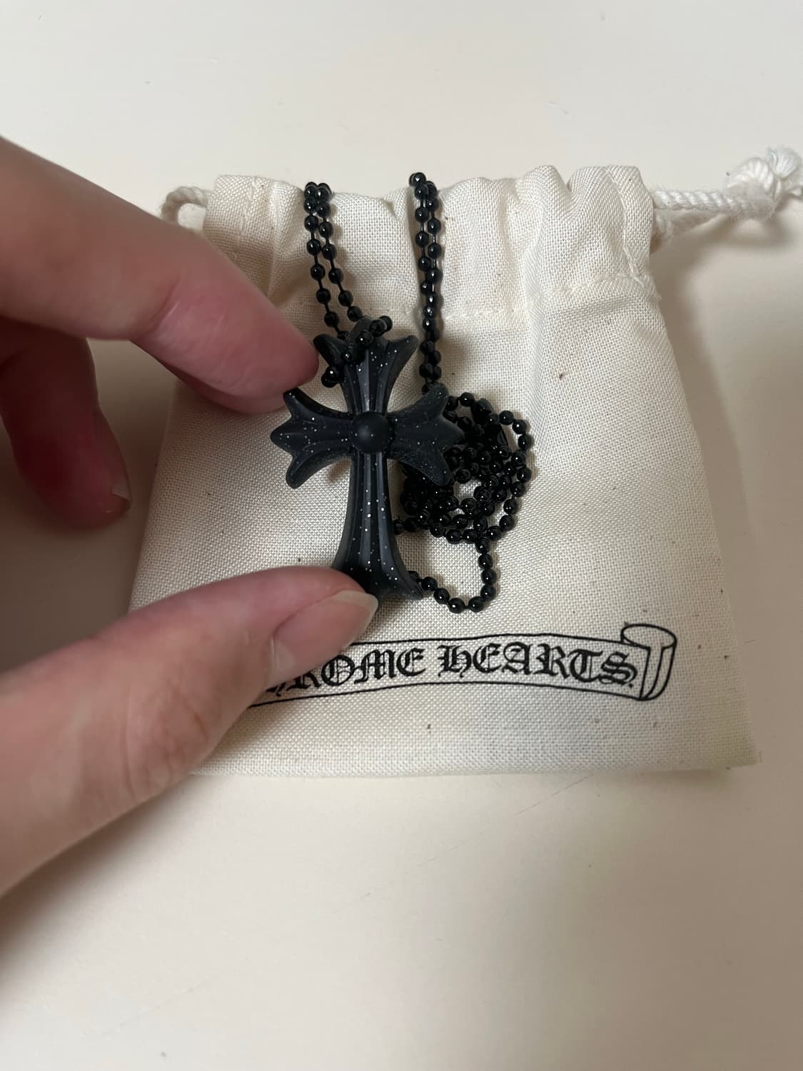 크롬하츠 실리크롬 블랙 글리터 상품이미지2