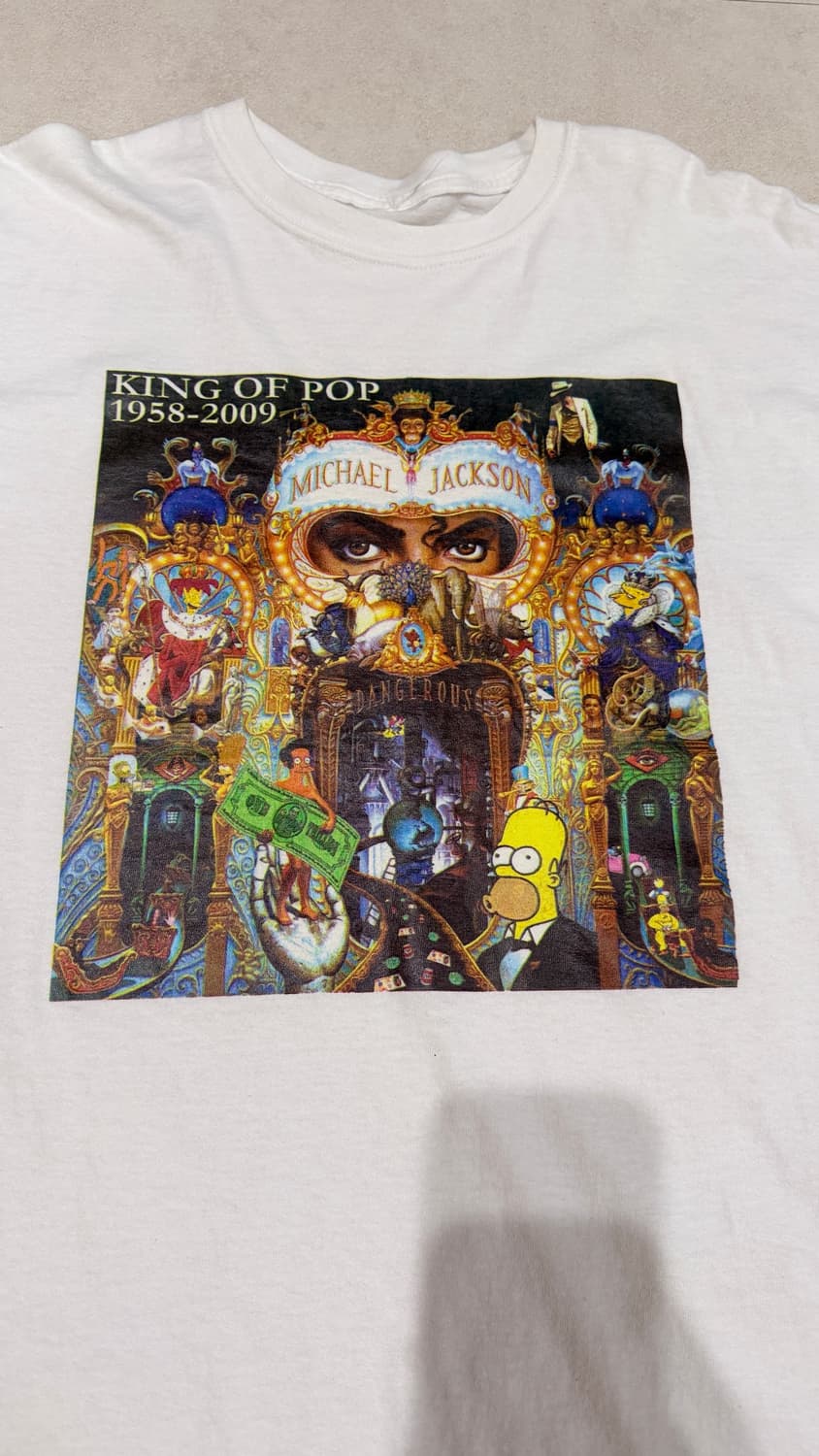 👑 Michael Jackson 'Dangerous' x Simpson 상품이미지2