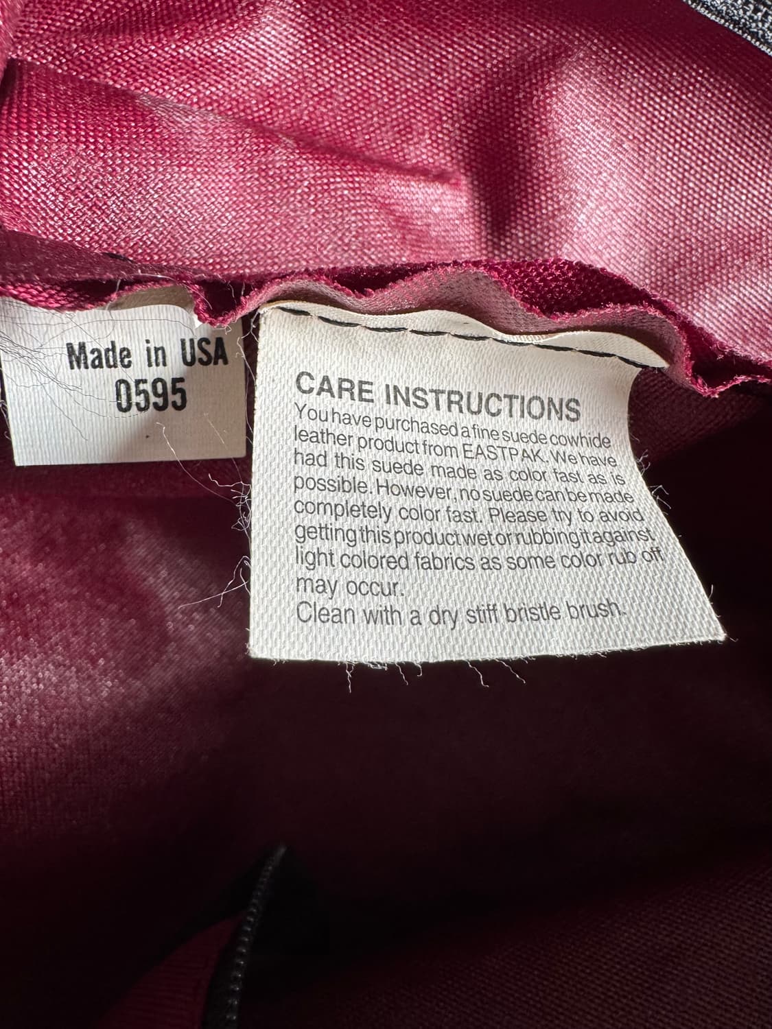 이스트팩 USA MADE 클래식 백팩 버건디 상품이미지4